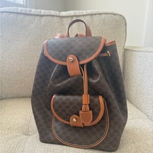 Vintage Celine Macadam Backpack excellent condition